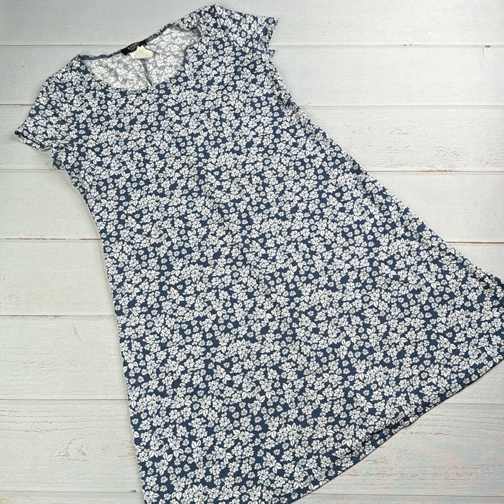 MSK Petite Lightweight Cap Sleeve Floral Dress Size Petite Medium